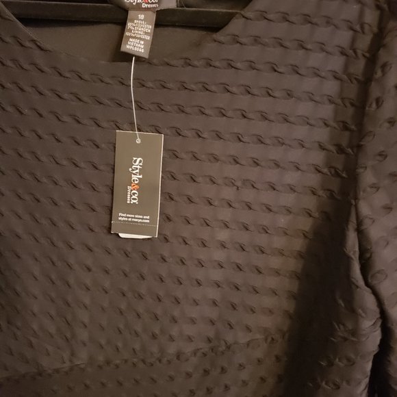 Style & Co. Black Dress 18 - Picture 2 of 3